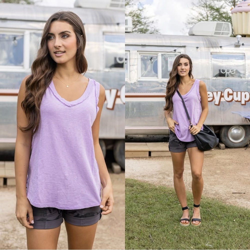 Grace & Lace Mineral Washed Tank